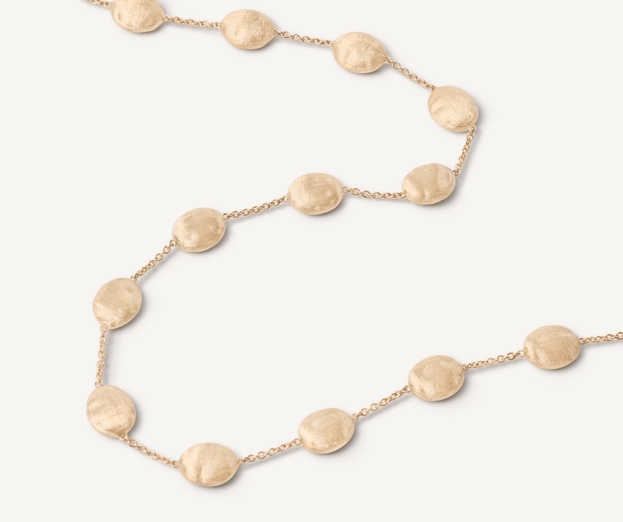 18kt yellow gold necklace with oval elements