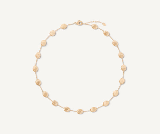 18kt yellow gold necklace with oval elements