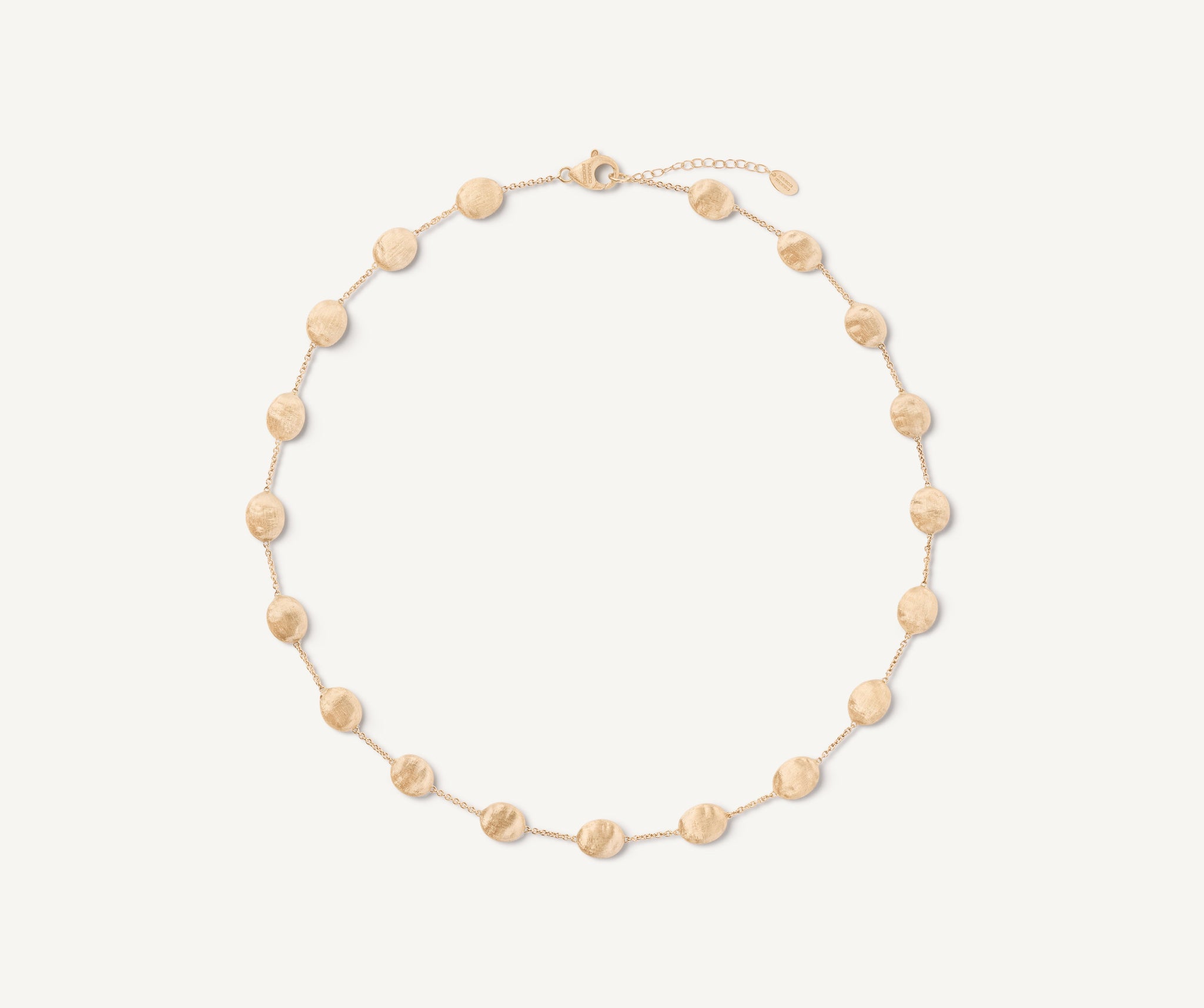 18kt yellow gold necklace with oval elements