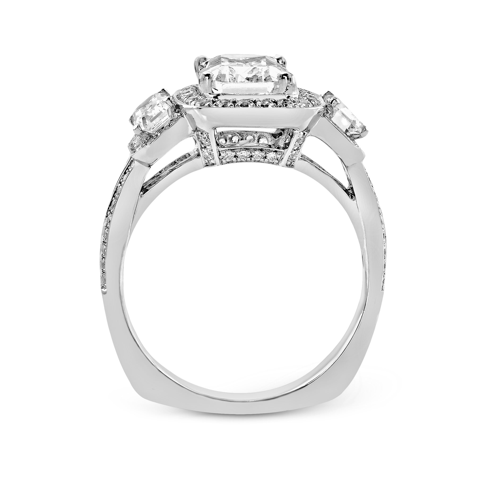 emerald-cut-three-stone-halo-engagement-ring-in-18k-gold-with-diamonds