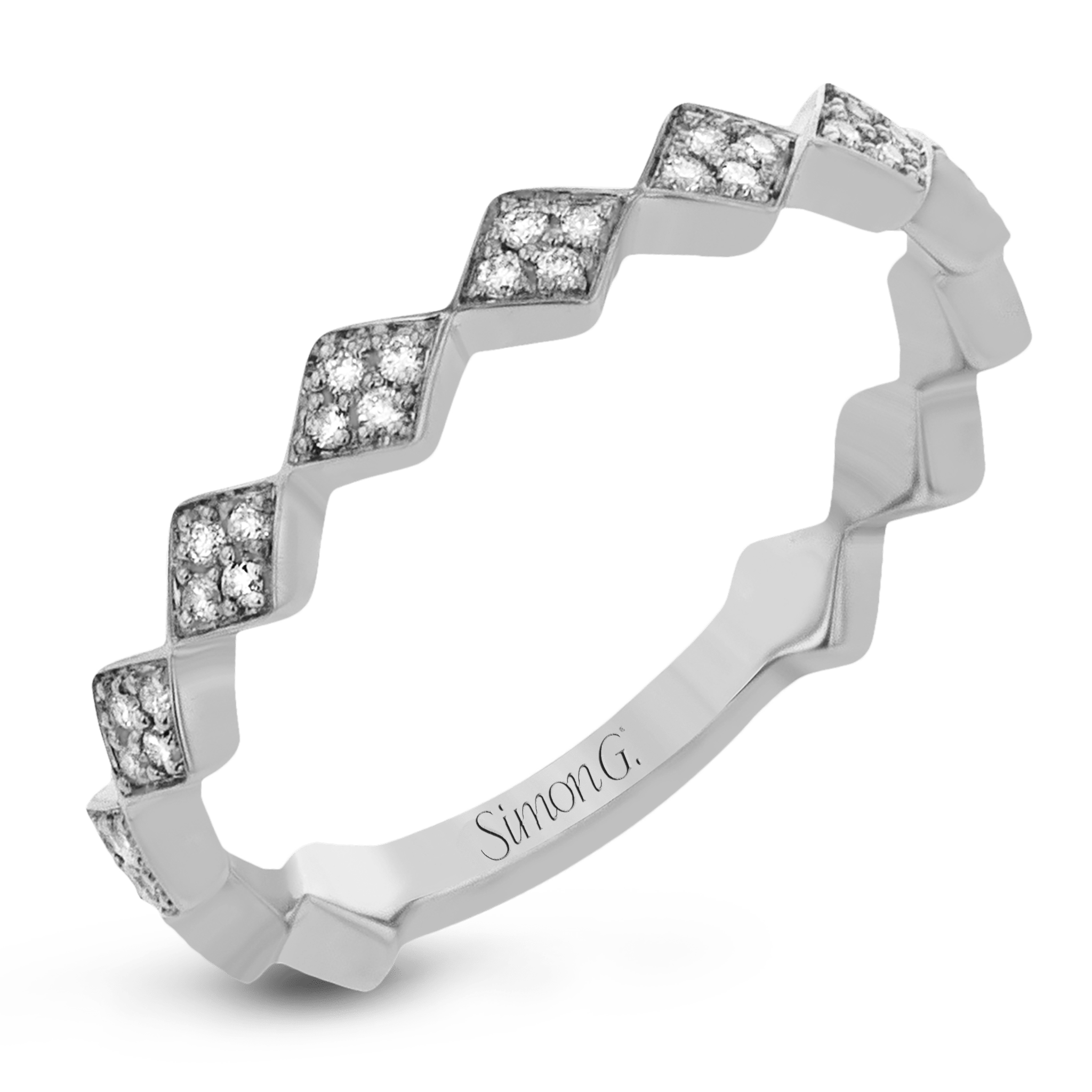 Fashion Ring In 14k Gold With Diamonds