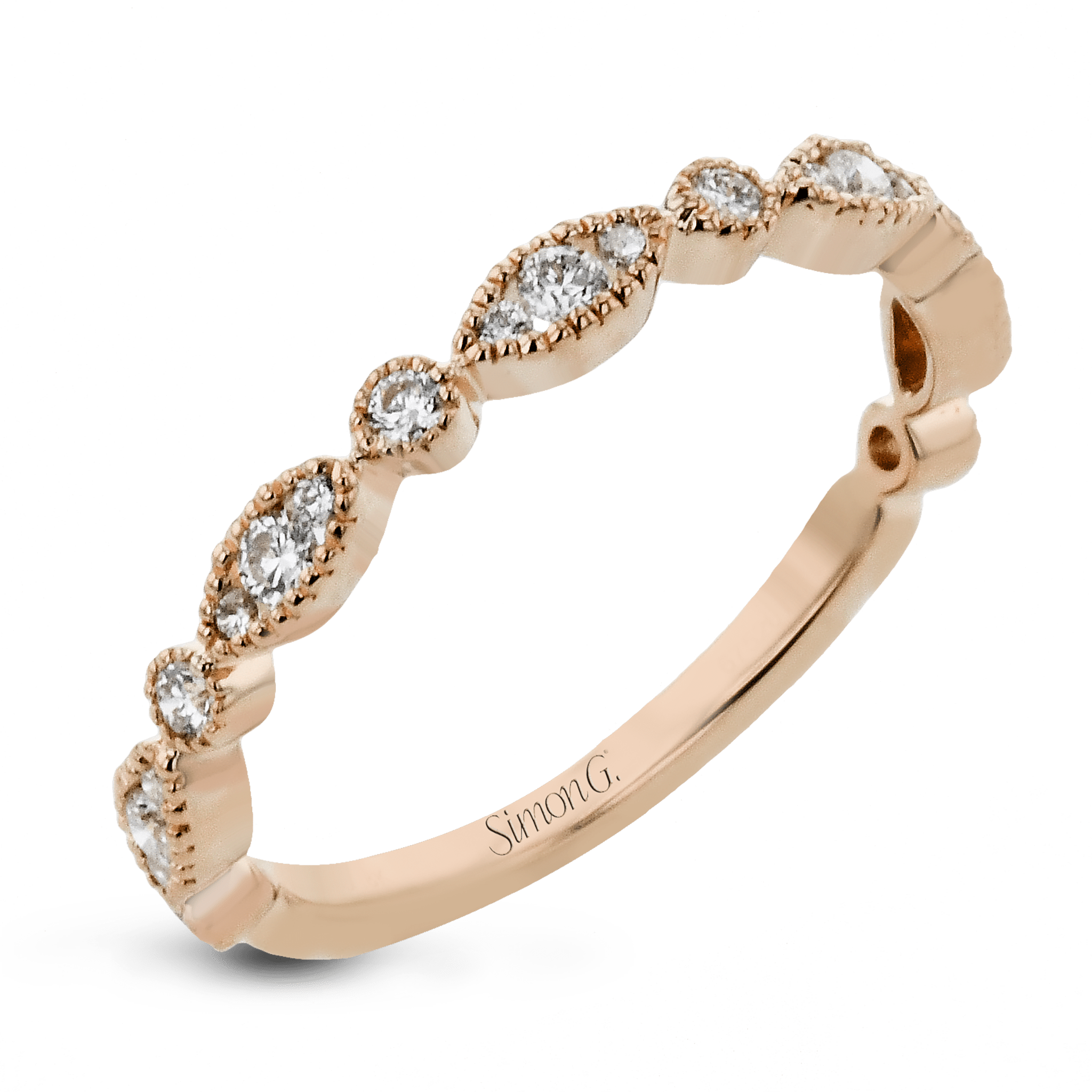 Fashion Ring In 18k Gold With Diamonds