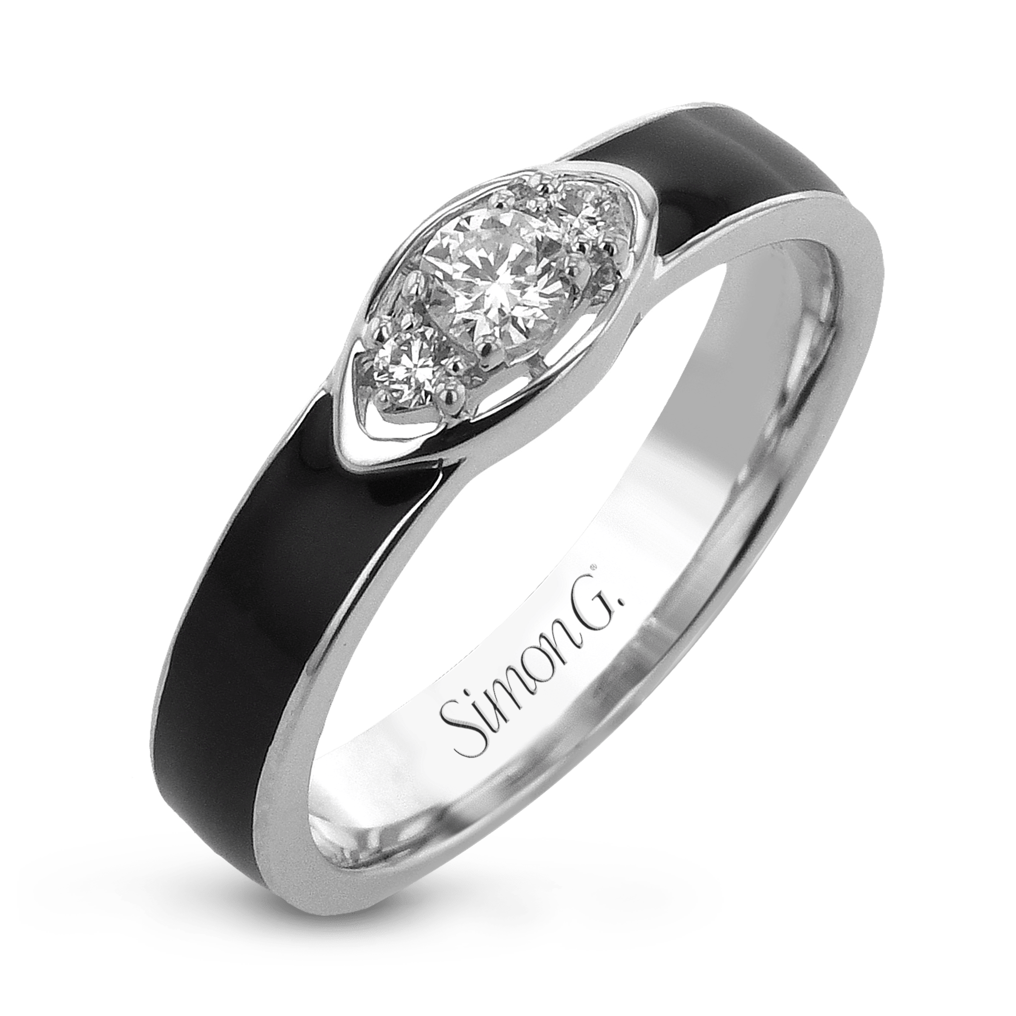 Fashion Ring In 18k Gold With Diamonds