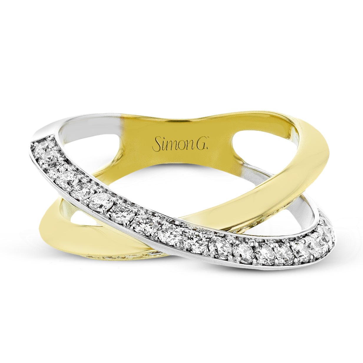 Fashion Ring in 18k Gold with Diamonds