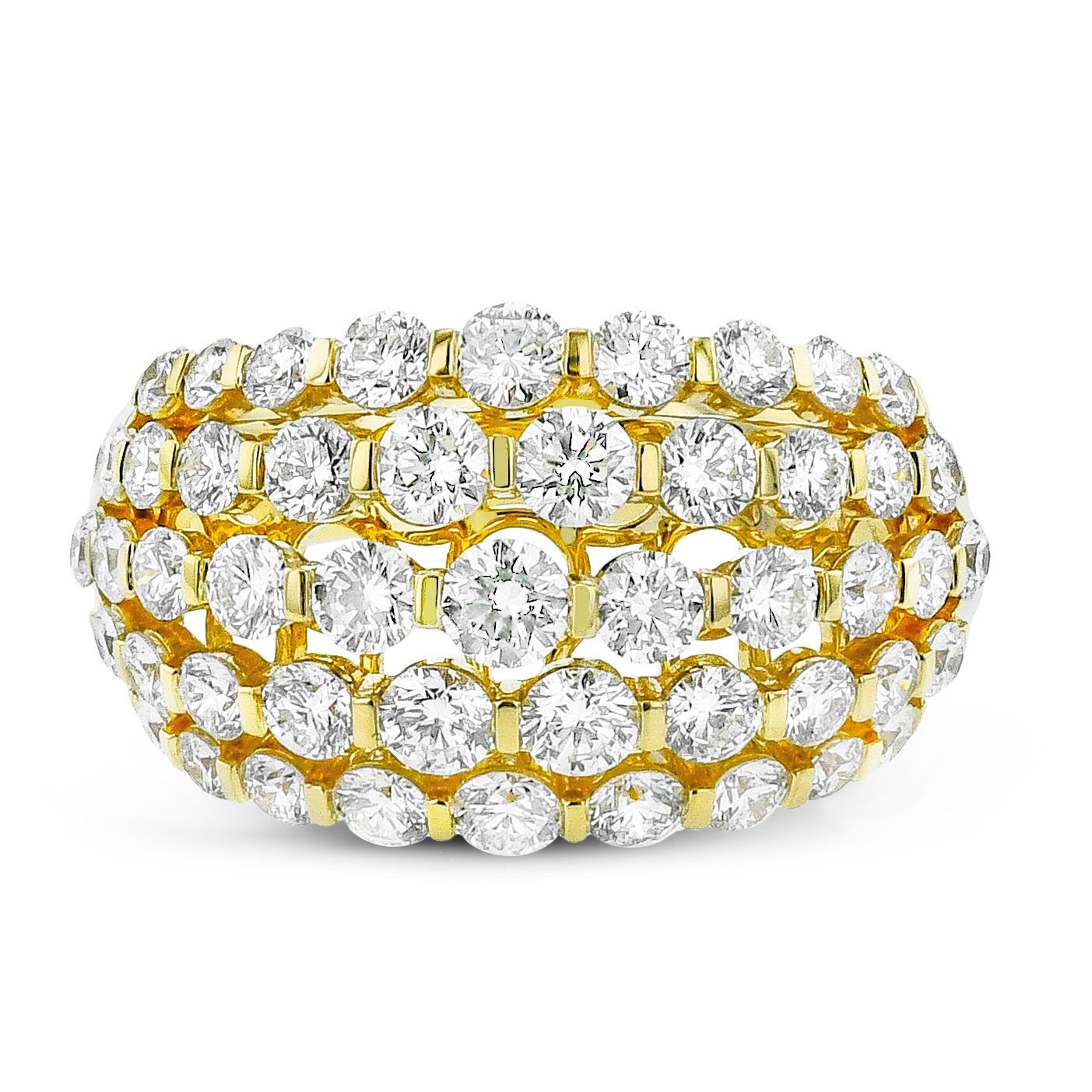 Fashion Ring in 18k Gold with Diamonds