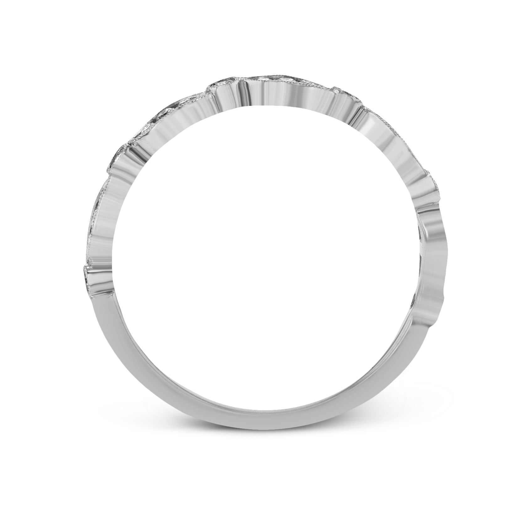 Fashion Ring In 18k Gold With Diamonds