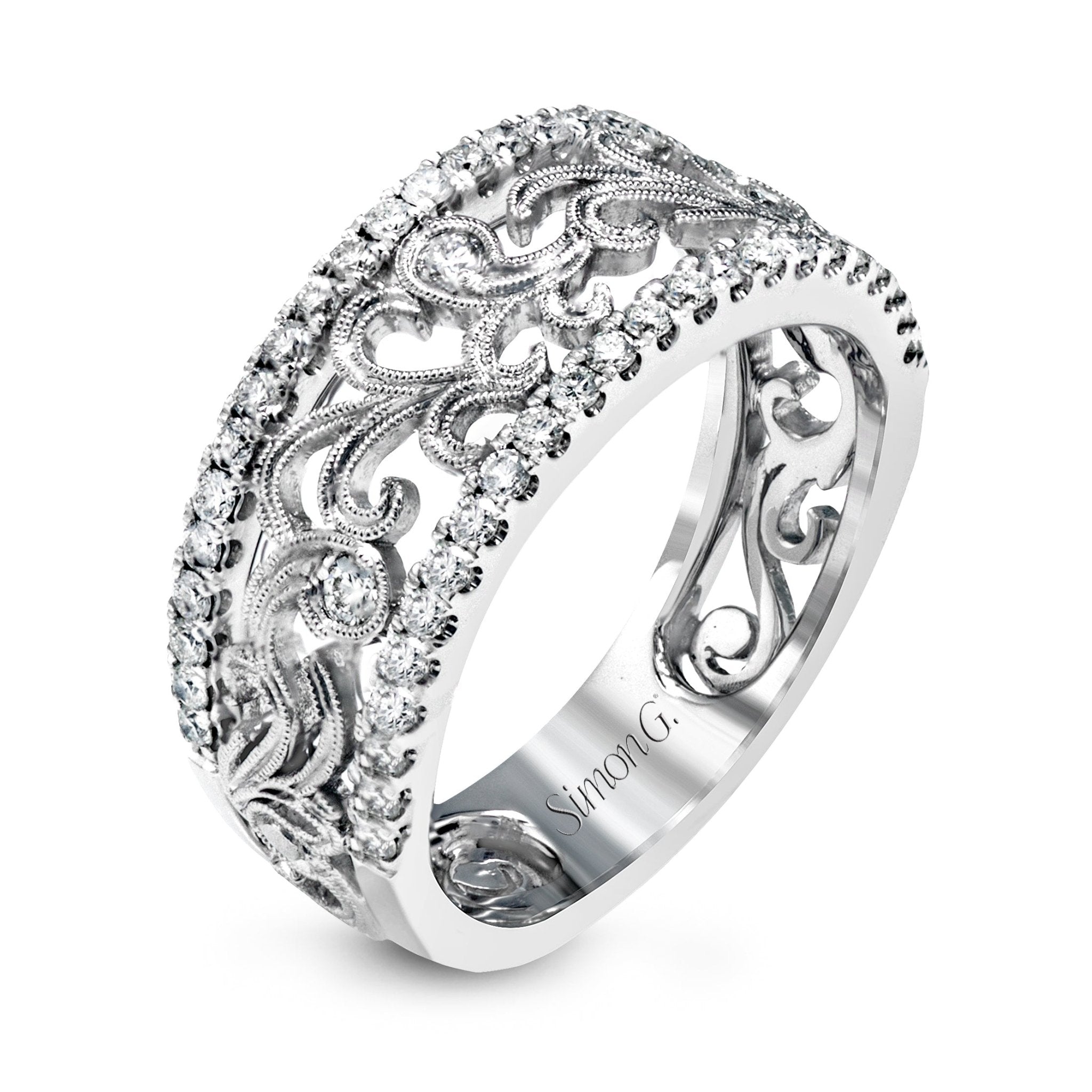 Fashion Ring in 18k Gold with Diamonds