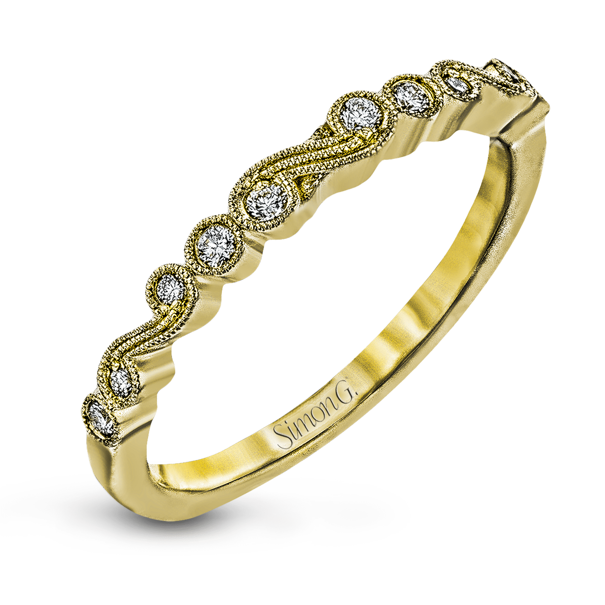 Fashion Ring In 18k Gold With Diamonds