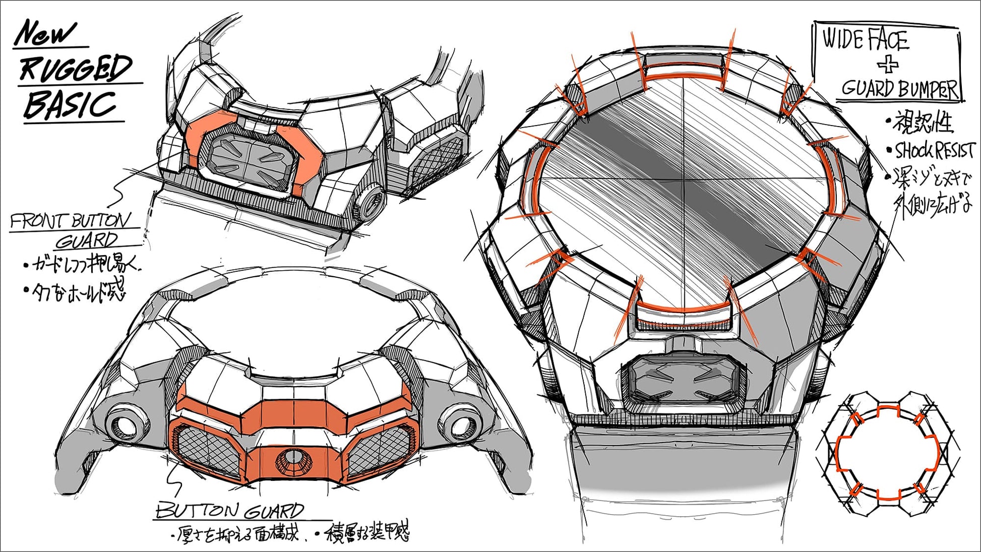G-Shock GA-010 SERIES GA010-2A