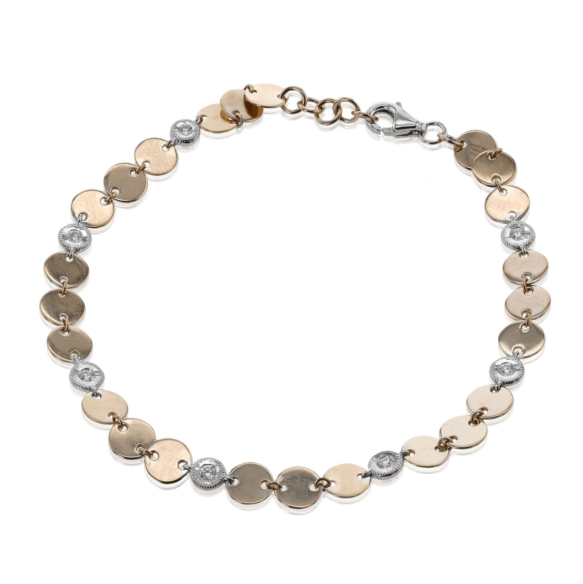 Harmonie Bracelet in 18k Gold with Diamonds