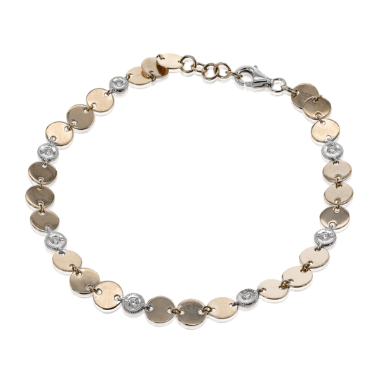 Harmonie Bracelet in 18k Gold with Diamonds