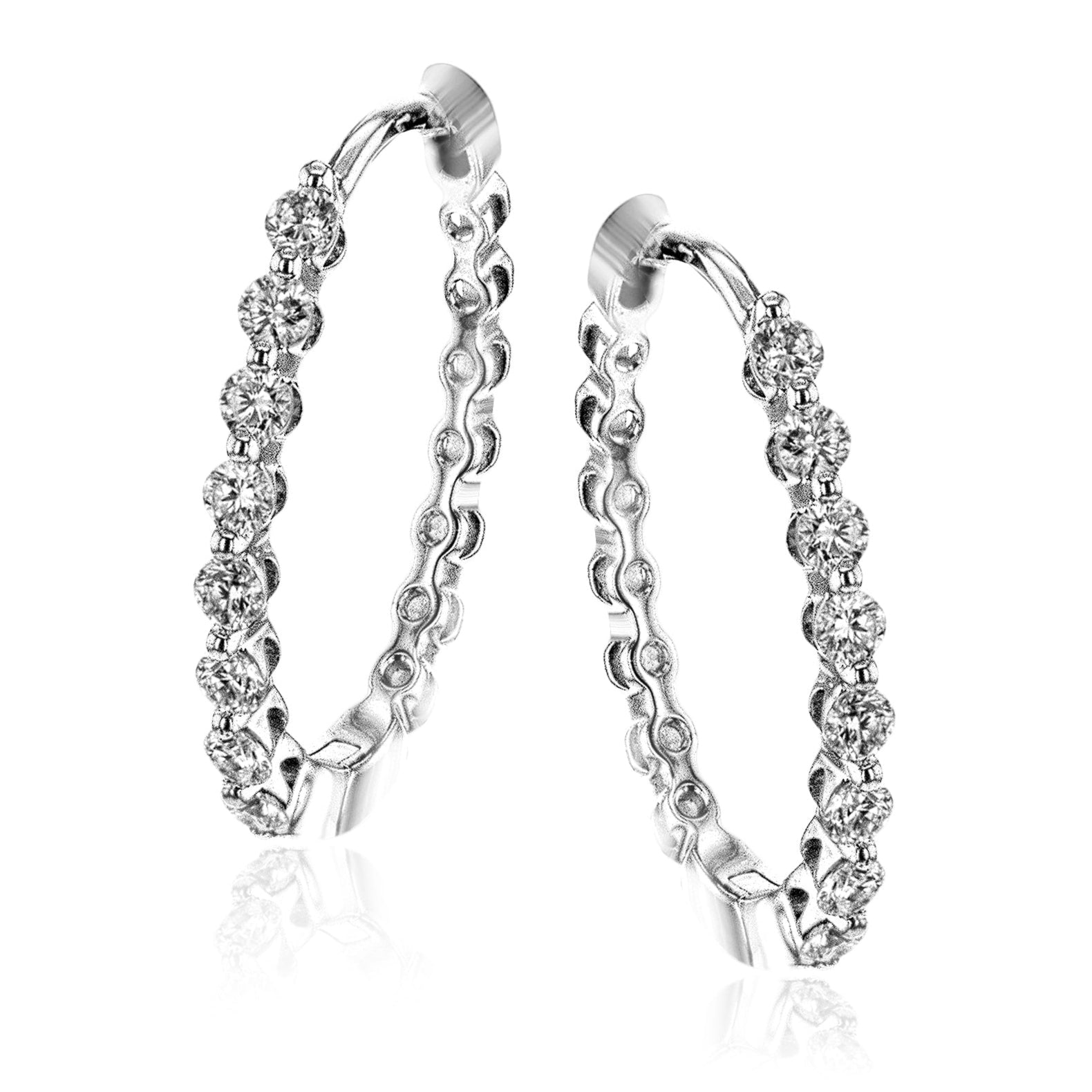 hoop-earrings-in-18k-gold-with-diamonds LE4548