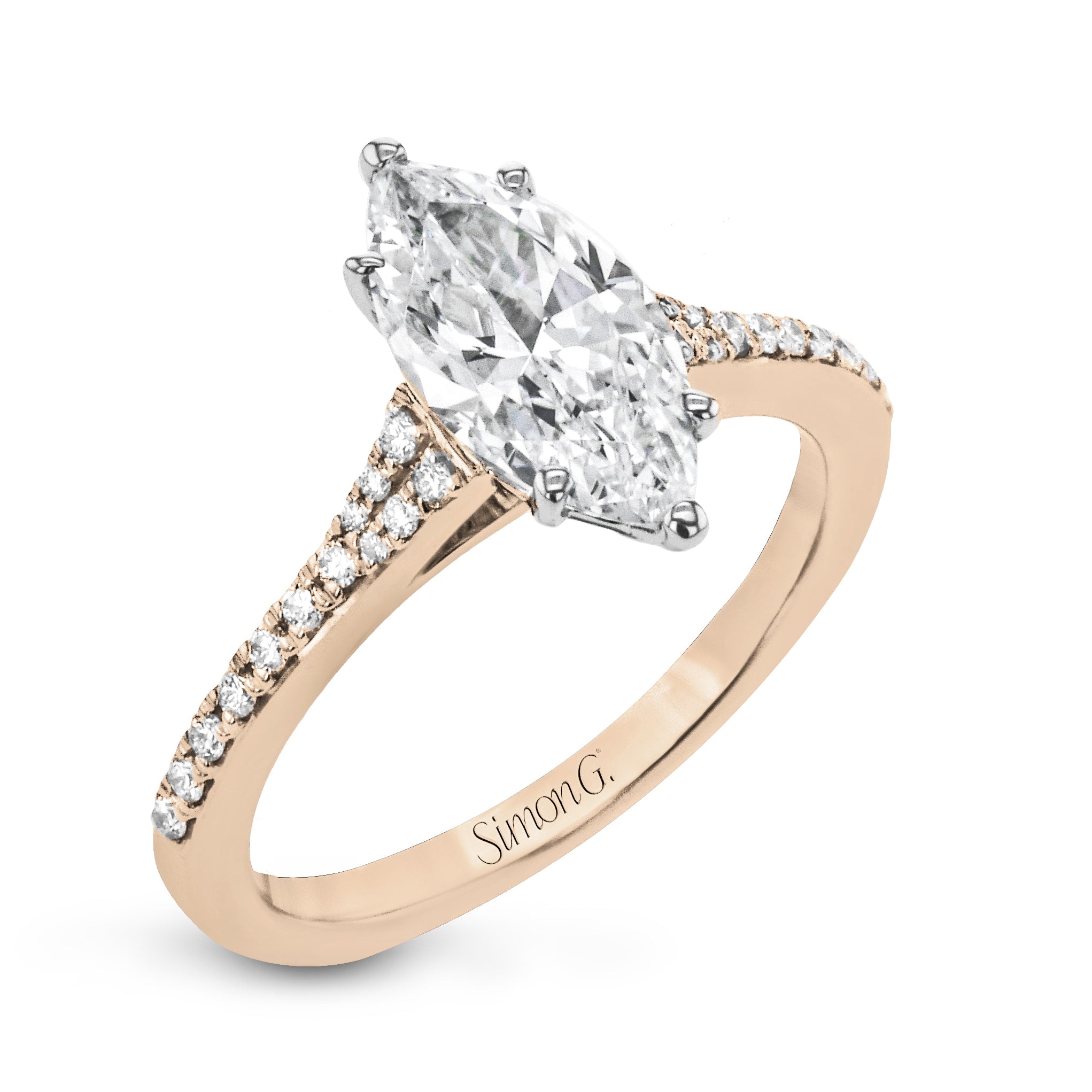 marquise-cut-engagement-ring-in-18k-gold-with-diamonds