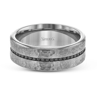 Men's Wedding Band In 14k Or 18k Gold With Diamonds