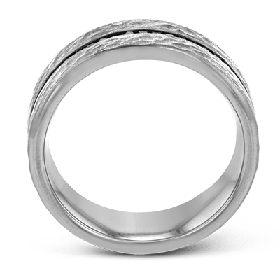 Men's Wedding Band In 14k Or 18k Gold With Diamonds
