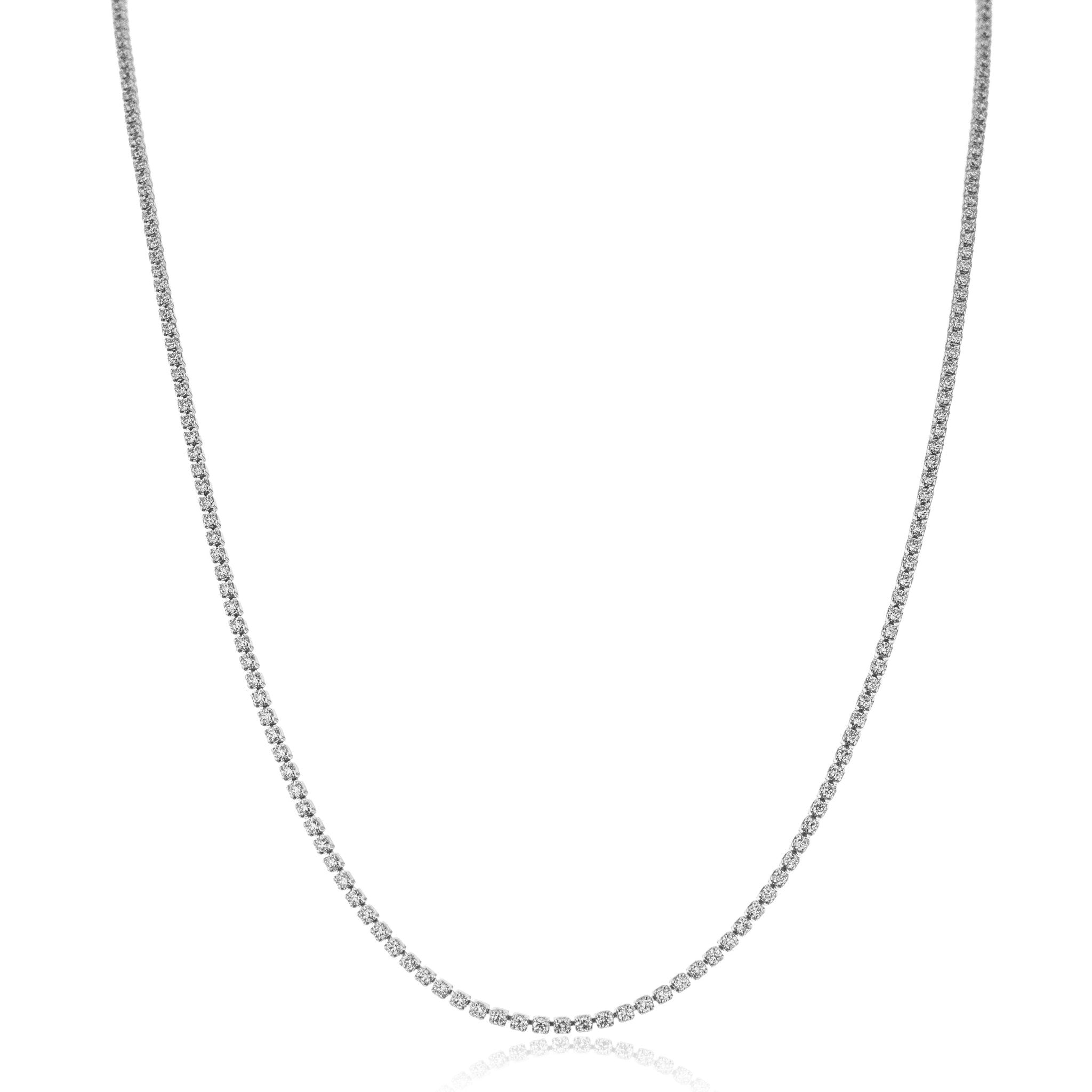 Necklace in 18k Gold with Diamonds