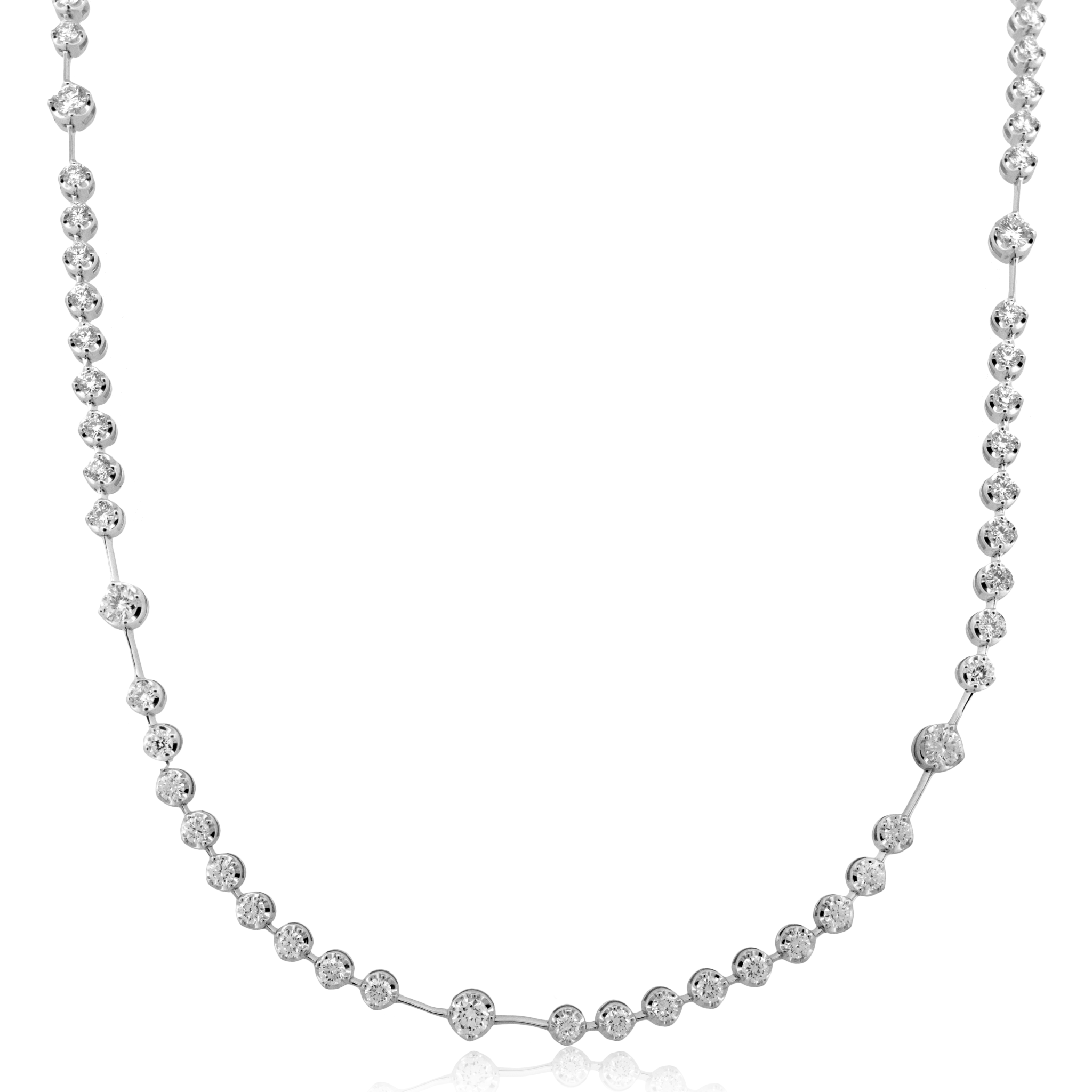 Necklace in 18k Gold with Diamonds