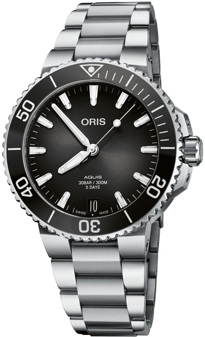 Oris Aquis Date Calibre 400 Automatic Watch 01 400 7769 4154-07 8 22 09PEB