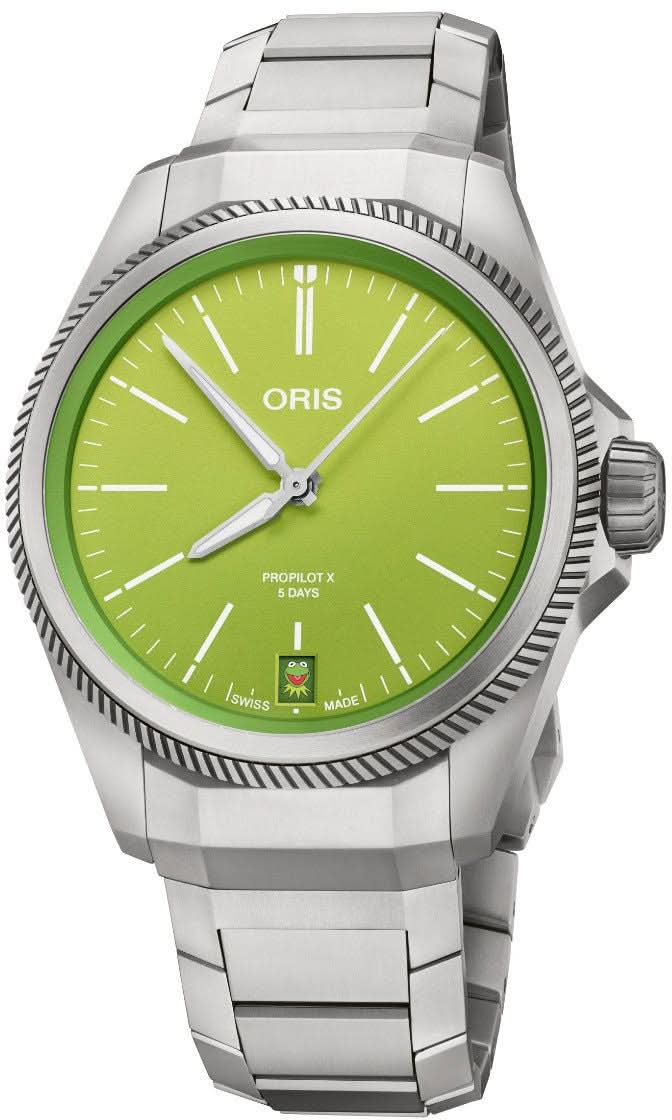 Oris ProPilot X Kermit Edition Automatic Watch 01 400 7778 7157-Set