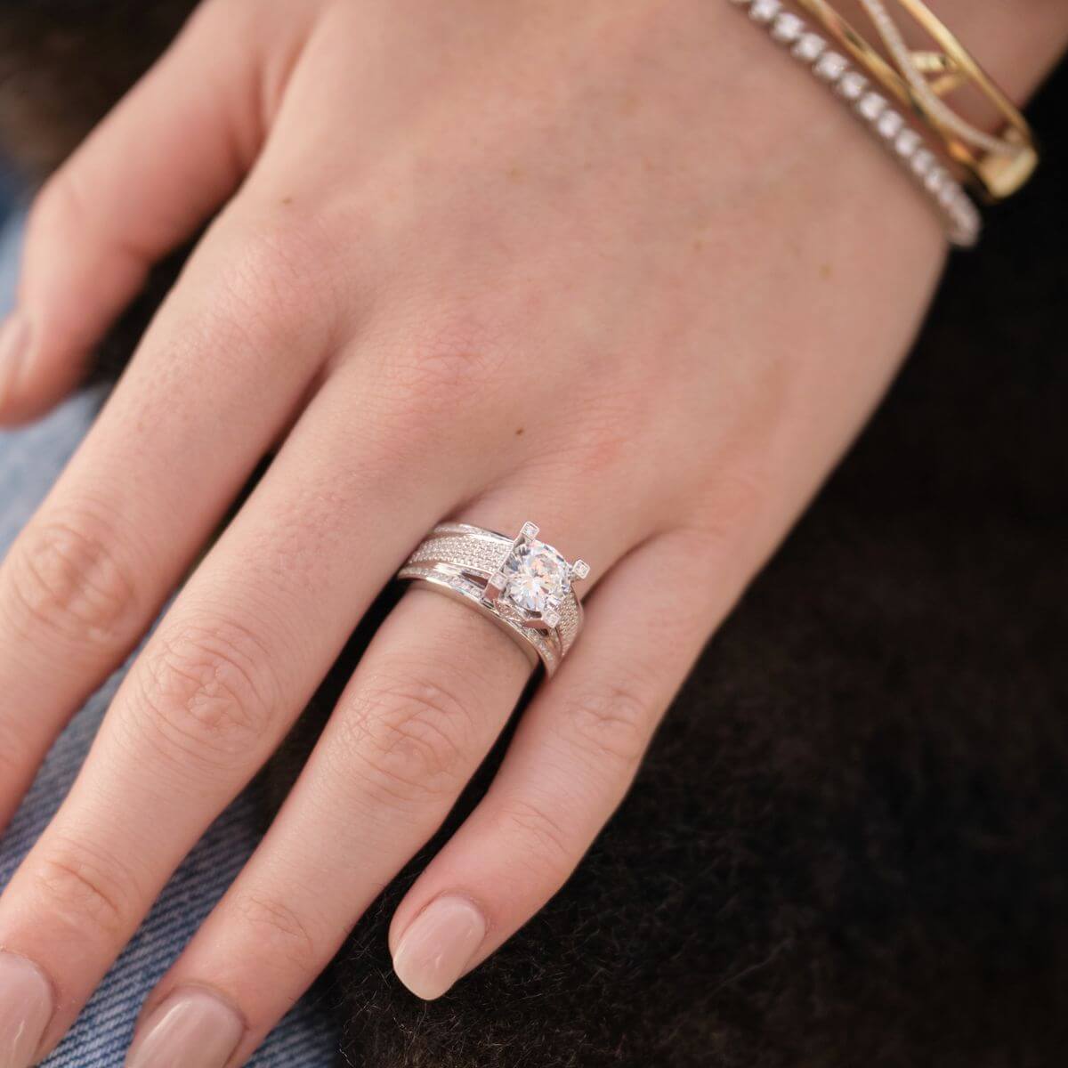 Dynasty Yellow Gold Engagement Ring
