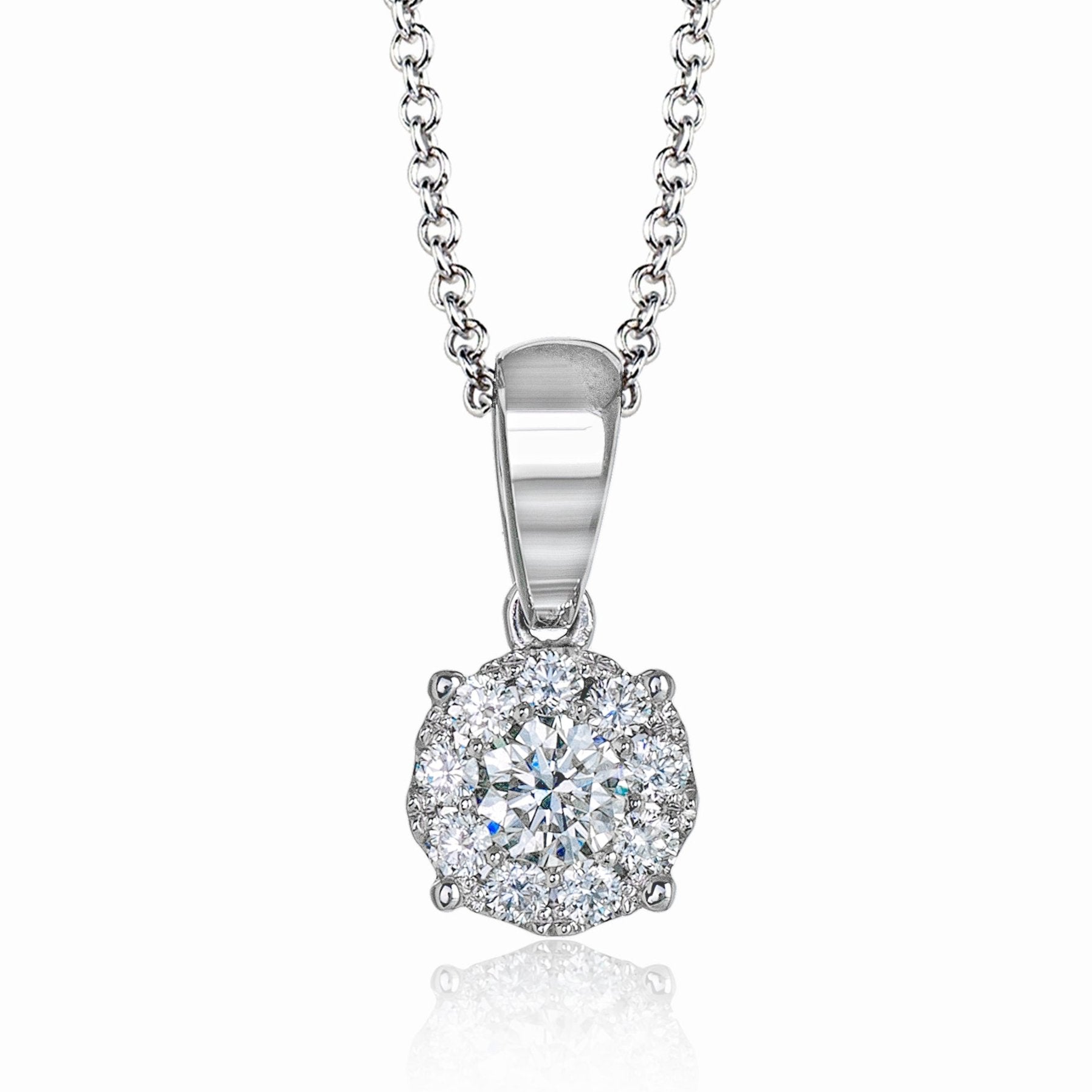 Pendant in 18k Gold with Diamonds