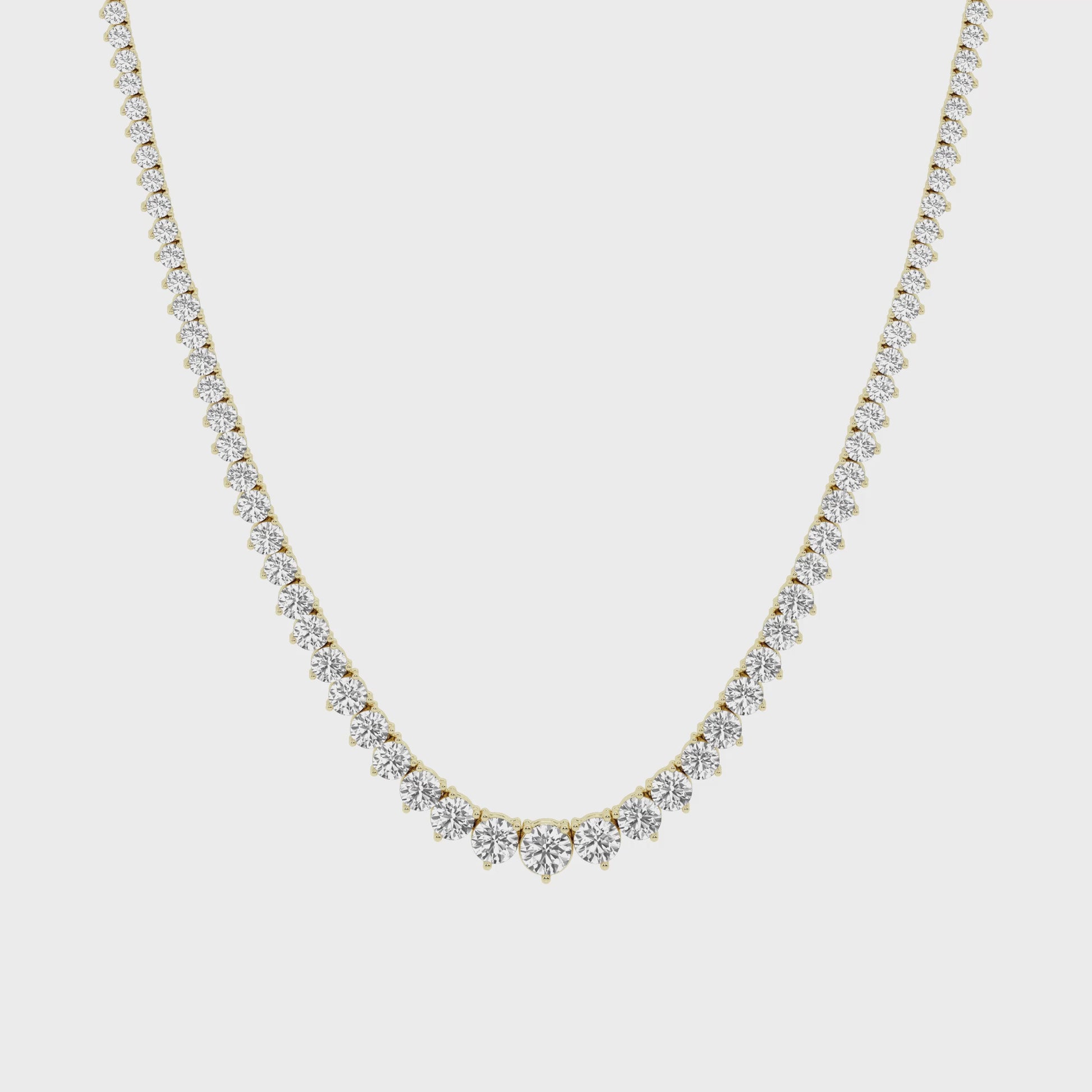 14K White Gold Rivera Necklace MR-LGD-UK2582QA-GW3MR
