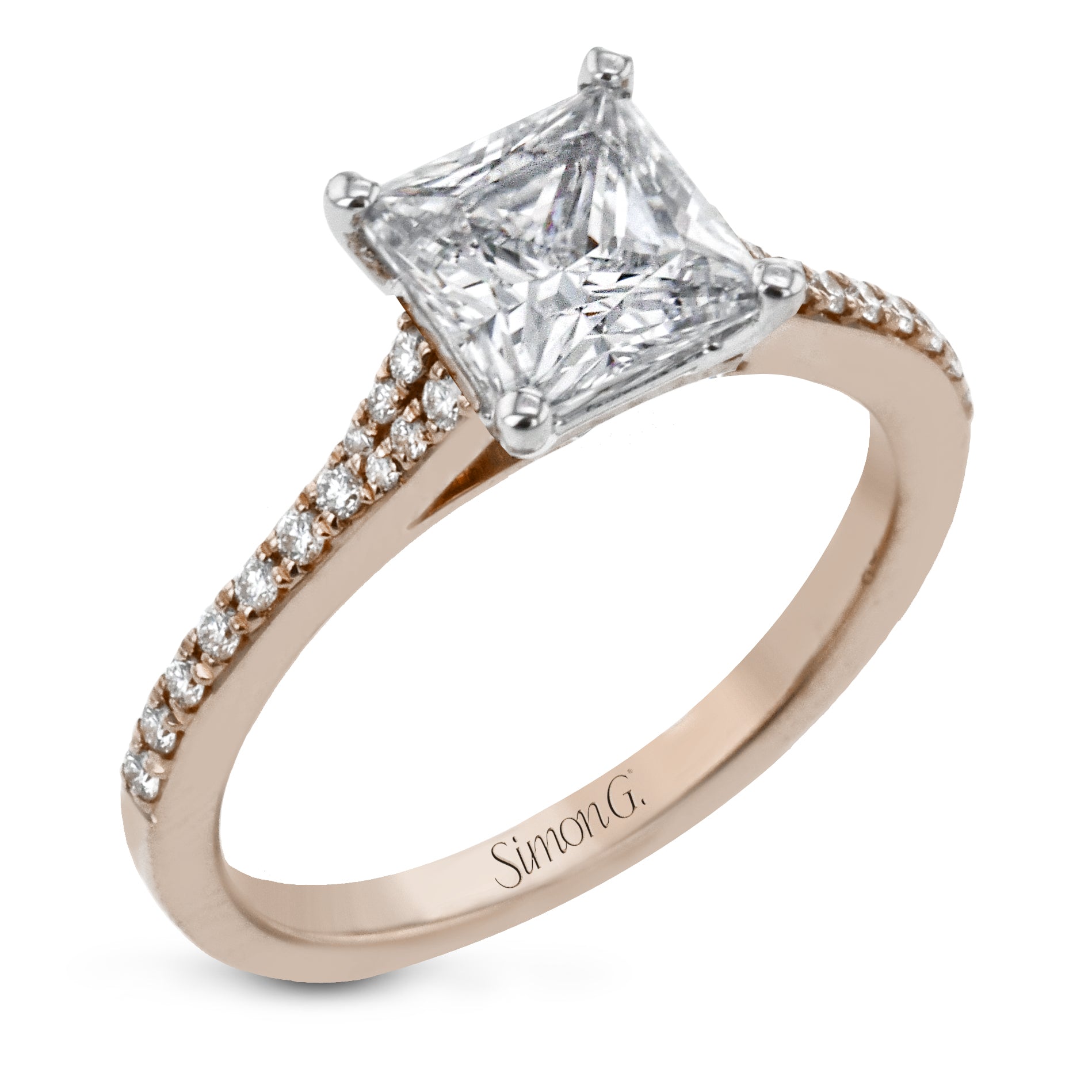 princess-cut-engagement-ring-in-18k-gold-with-diamonds