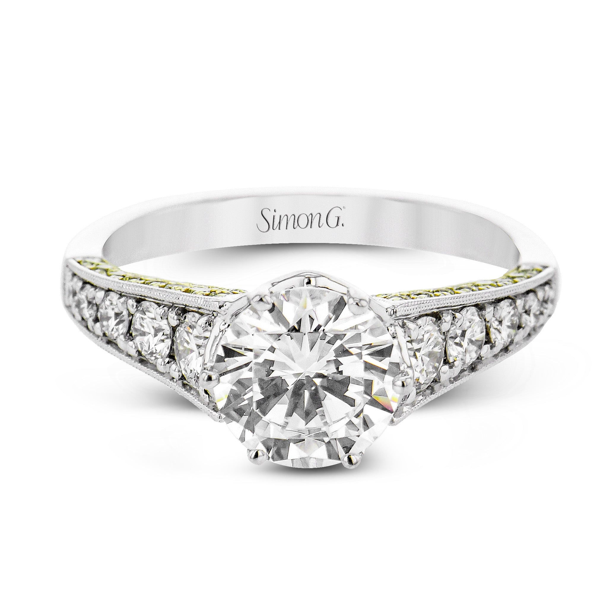 round-cut-engagement-ring-in-18k-gold-with-diamonds