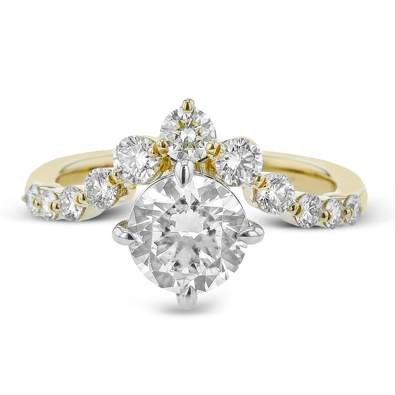 round-cut-engagement-ring-in-18k-gold-with-diamonds
