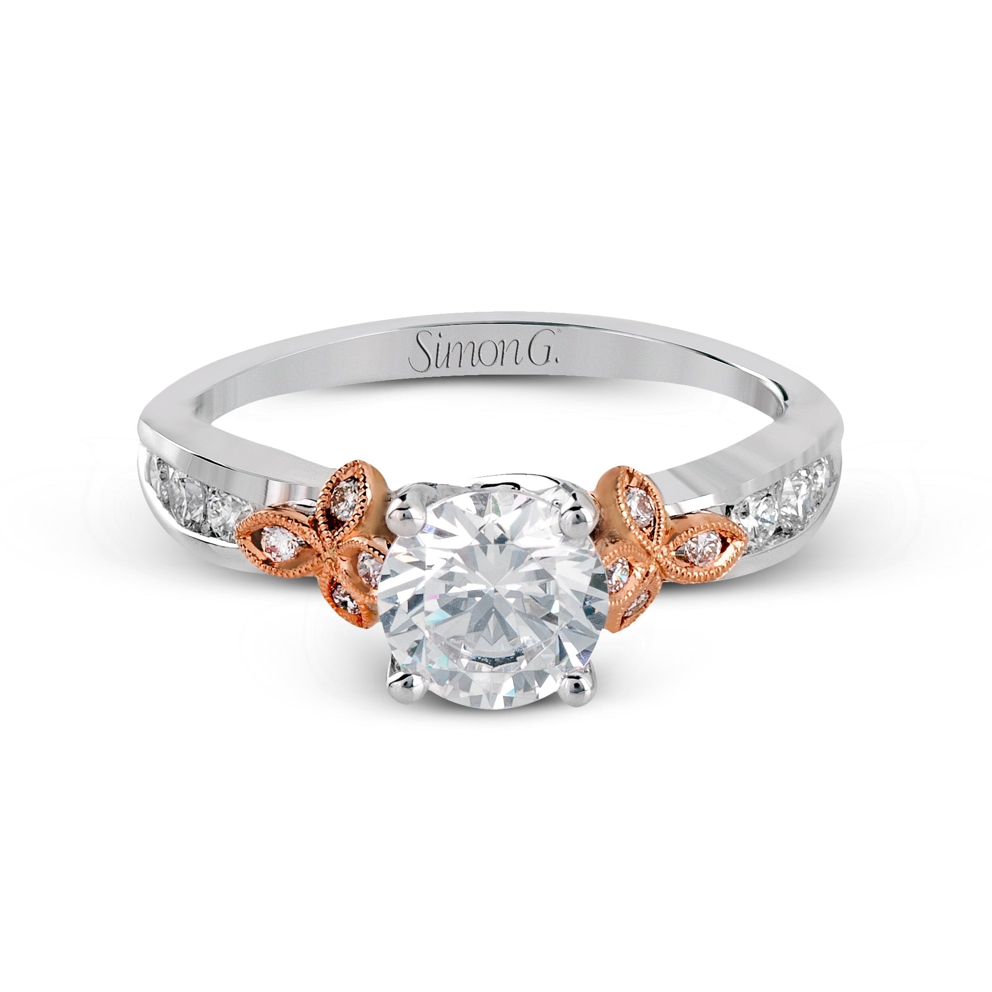 round-cut-engagement-ring-in-18k-gold-with-diamonds