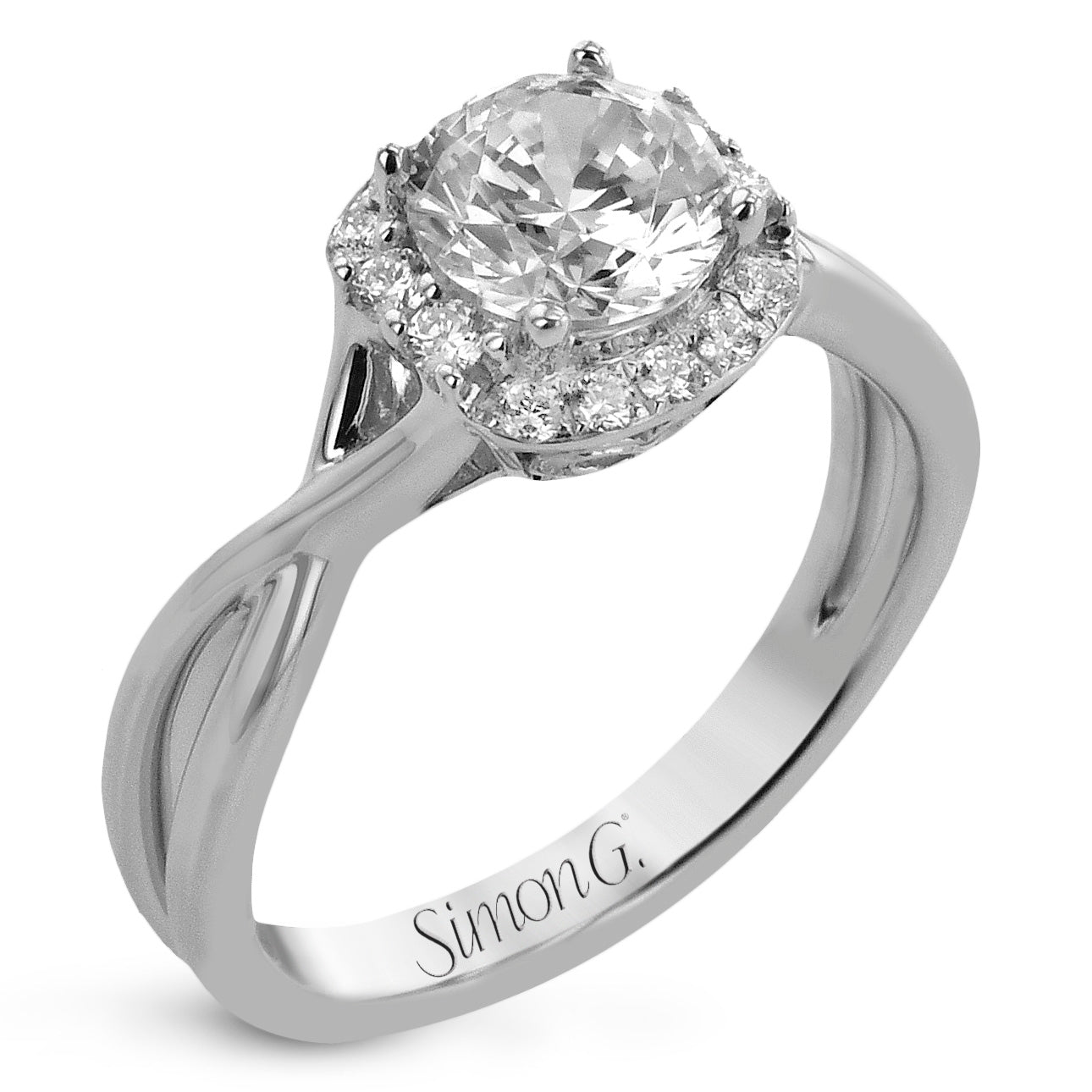 round-cut-halo-engagement-ring-in-18k-gold-with-diamonds