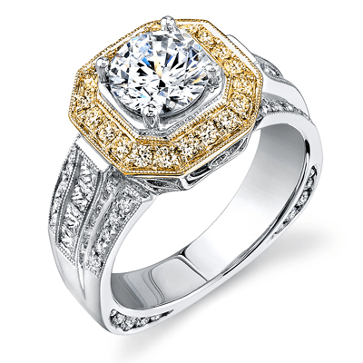 round-cut-halo-engagement-ring-in-18k-gold-with-diamonds