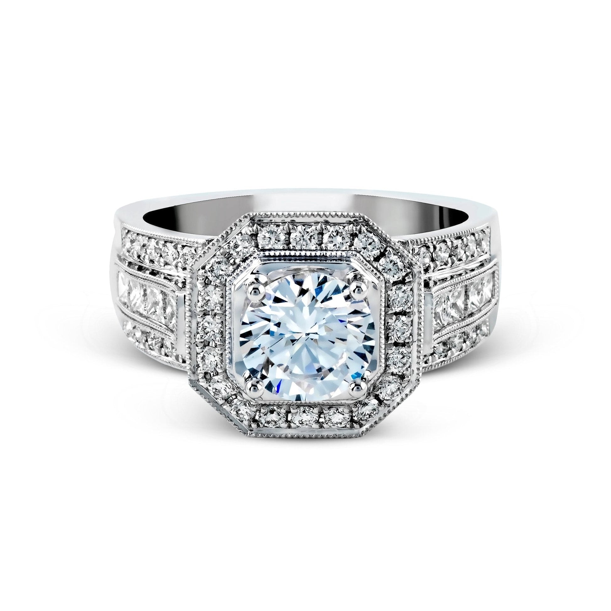 round-cut-halo-engagement-ring-in-18k-gold-with-diamonds