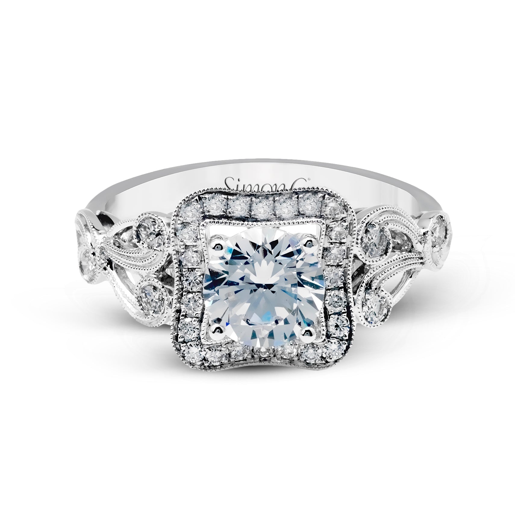 round-cut-halo-engagement-ring-in-18k-gold-with-diamonds