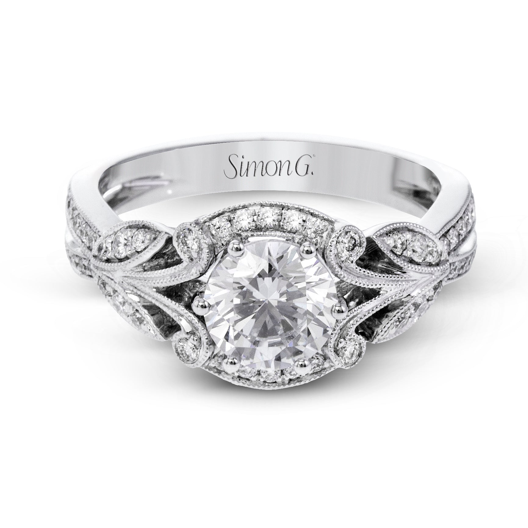 round-cut-halo-engagement-ring-in-18k-gold-with-diamonds