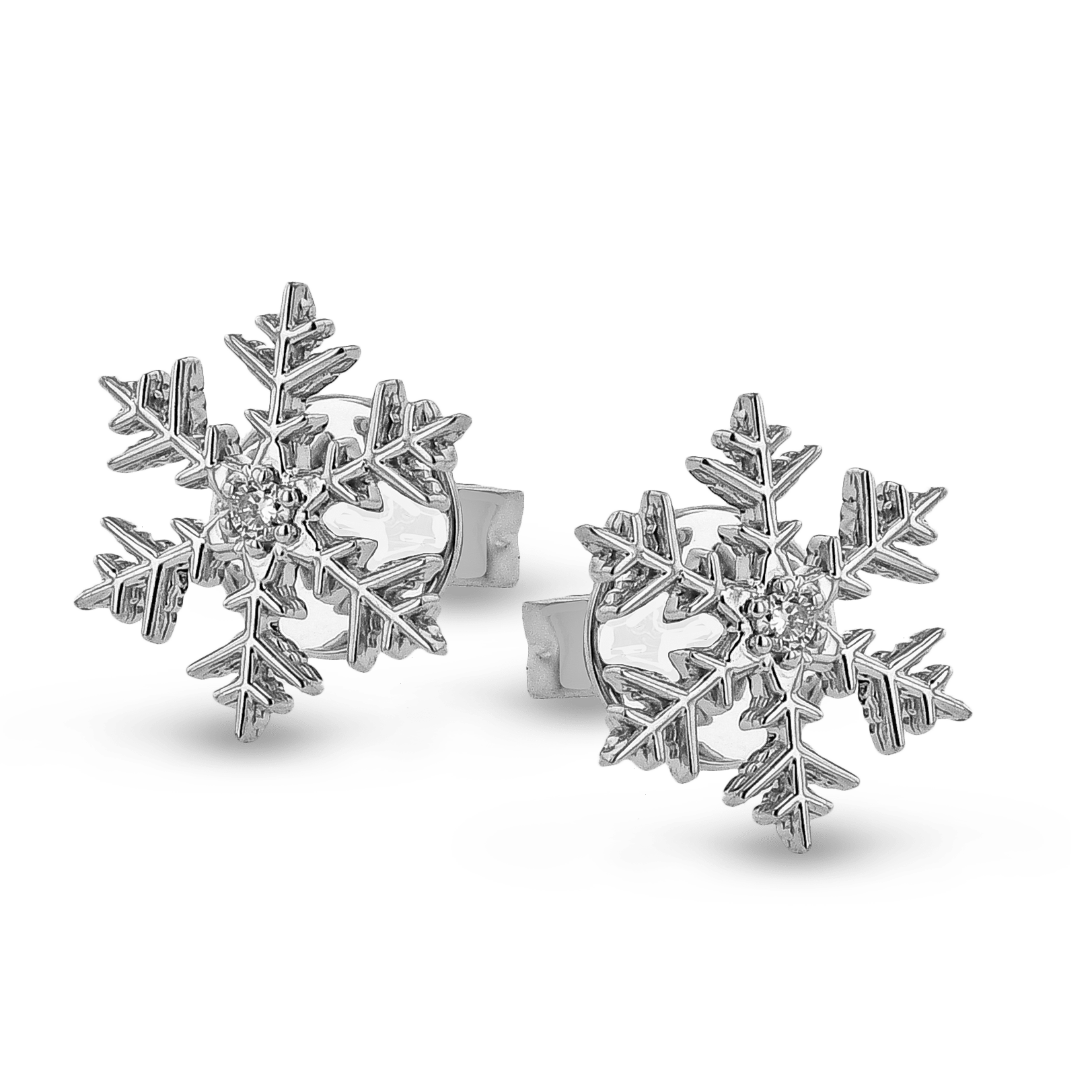 snowflake-stud-earrings-in-18k-gold-with-diamonds LE4407
