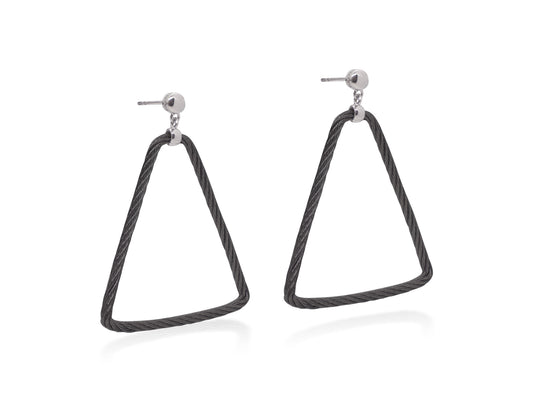 ALOR Stainless Steel Blue Precious Metal Earring  03-52-6007-00