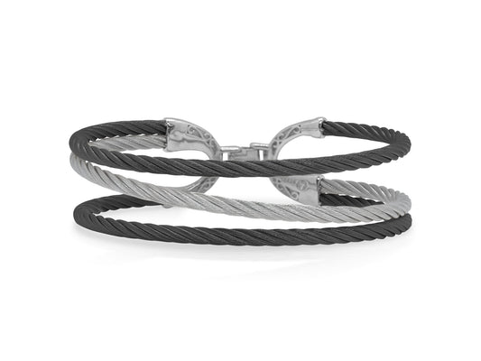 ALOR Stainless Steel Two-tone Precious Metal Bracelet  04-54-1301-00