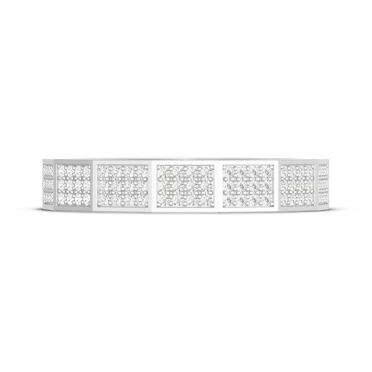 TACORI Couple | Diamond Faceted - Full Coverage Wedding Band in High Polish - 4mm 1524DLG