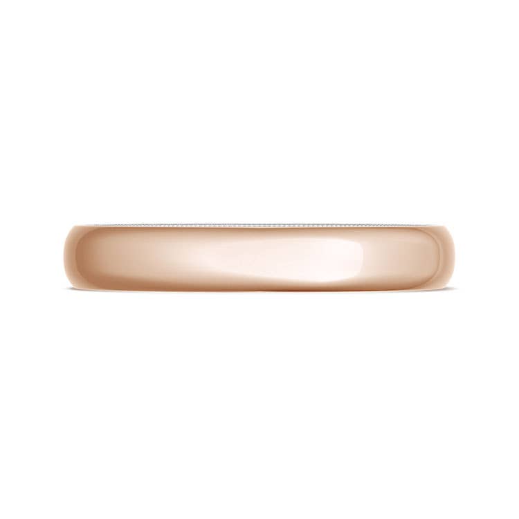 TACORI Couple | Classic Two-Tone Rounded Wedding Band in High Polish 15535RWLG