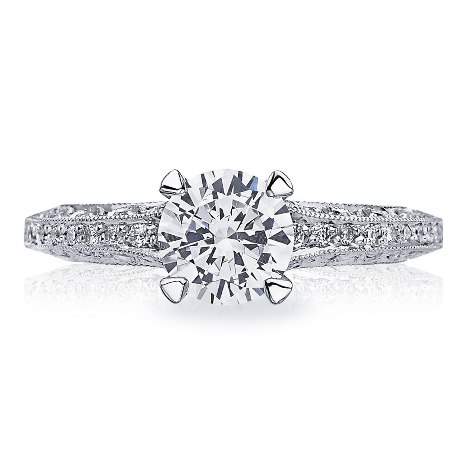 Classic Crescent | Round Solitaire Engagement Ring 2616RD65