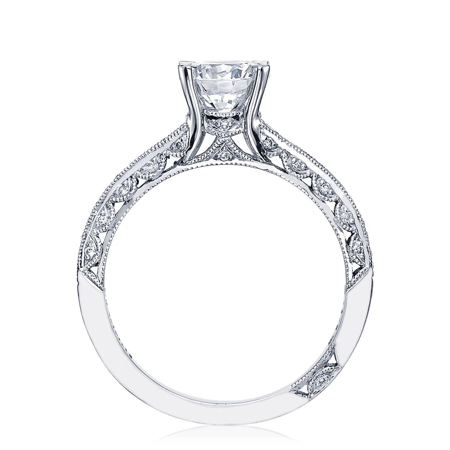 Classic Crescent | Round Solitaire Engagement Ring 2616RD65