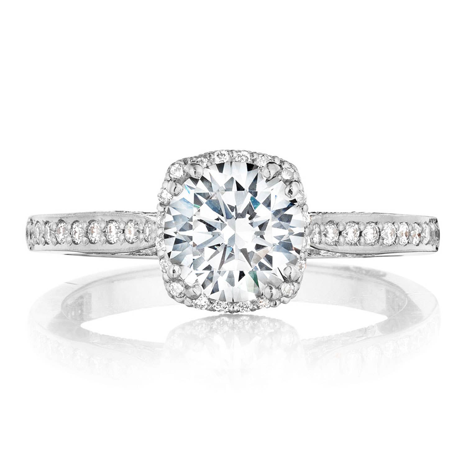 Dantela | Round Bloom Engagement Ring 2620RDSMP