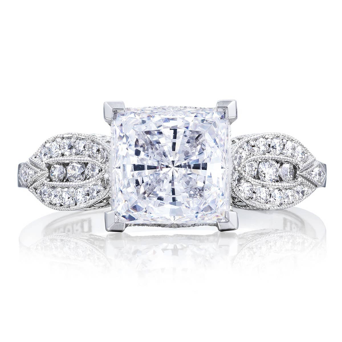 Simply TACORI | Princess Solitaire Engagement Ring 2648PR55