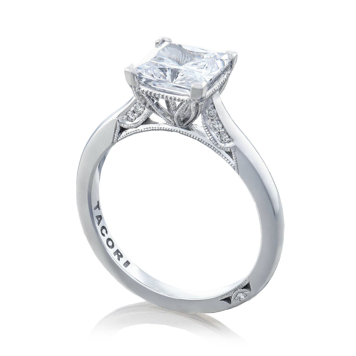 Simply TACORI | Princess Solitaire Engagement Ring 2650PR7