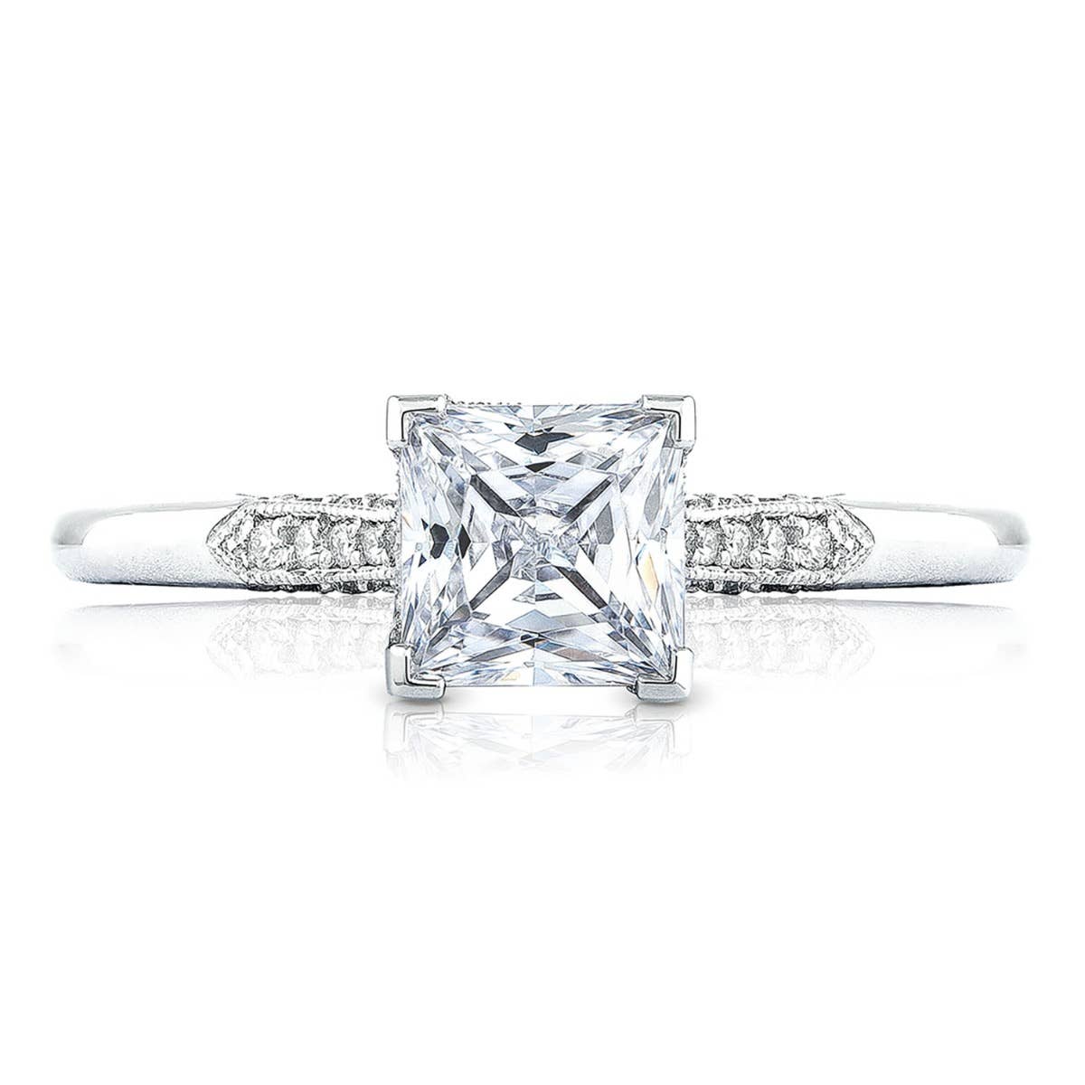 Simply TACORI | Princess Solitaire Engagement Ring 2651PR5