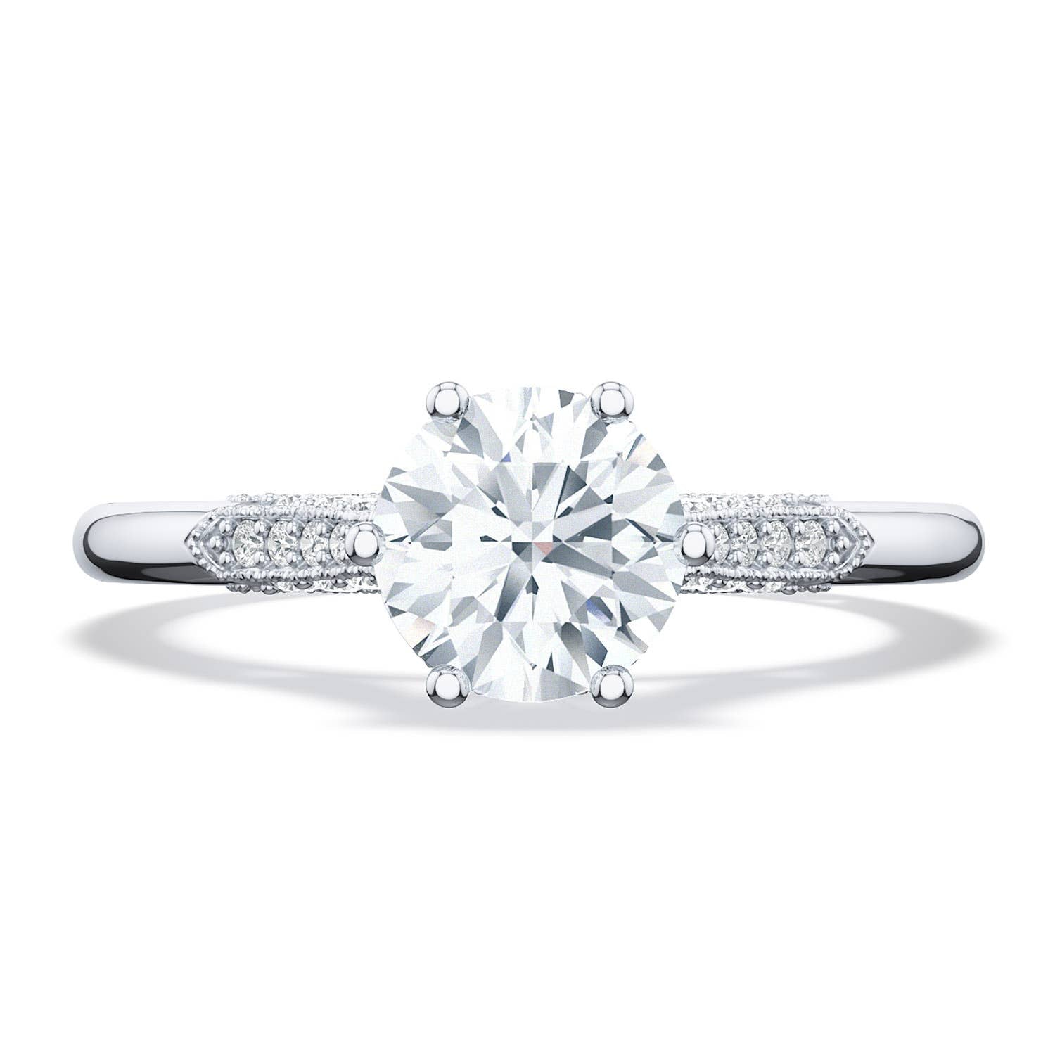 Simply TACORI | Round Solitaire Engagement Ring 2651RD6