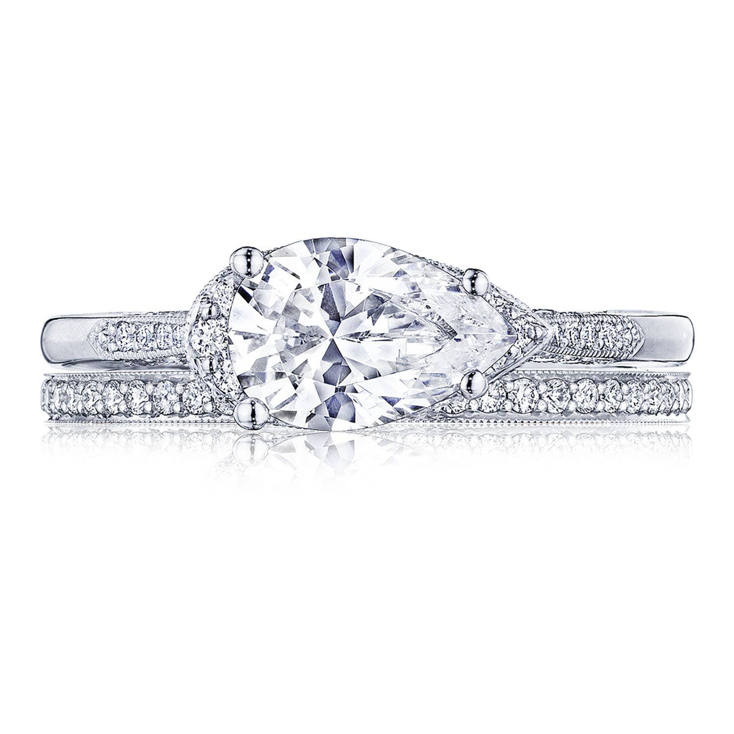 Simply TACORI | Pear Solitaire Engagement Ring 2655PS85X55