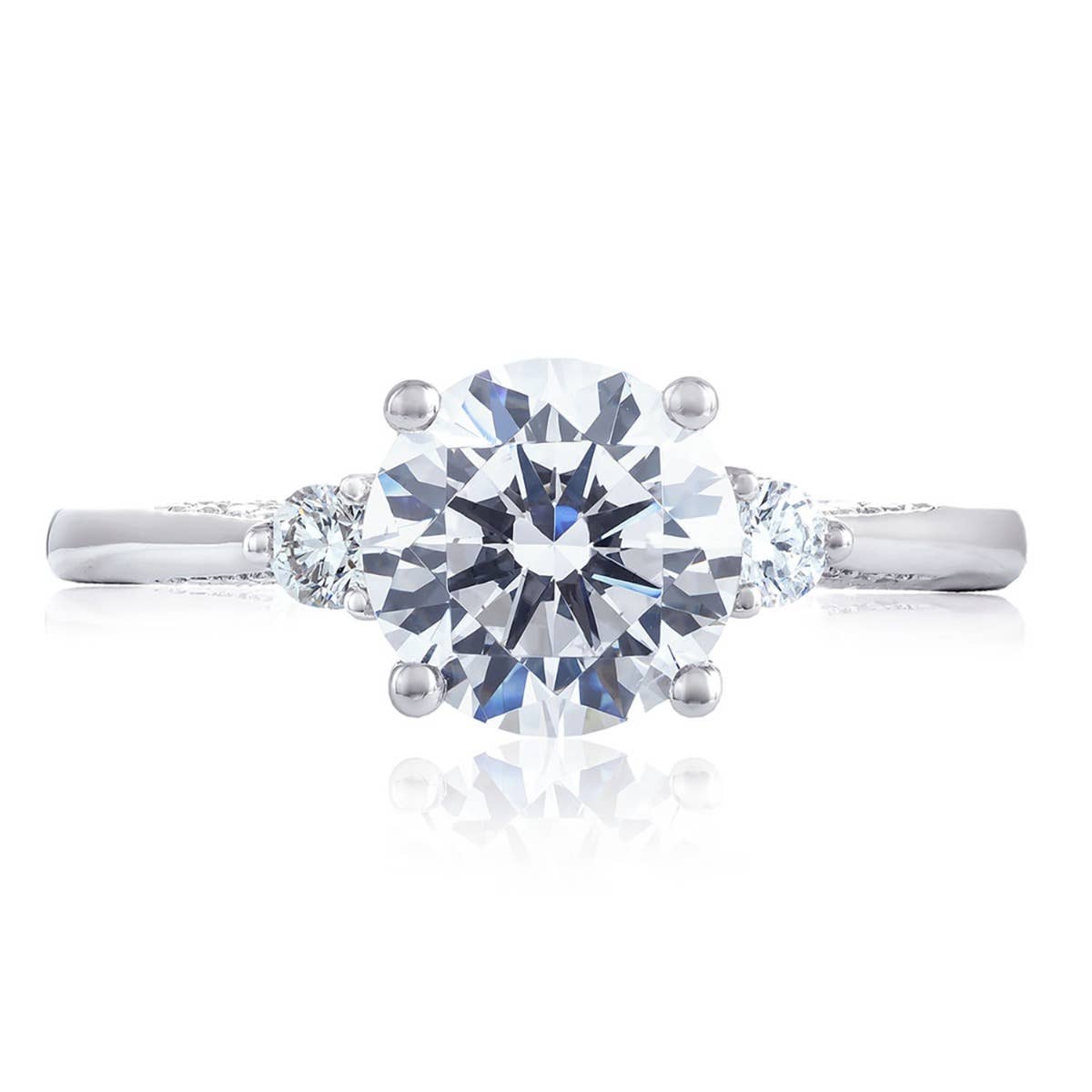 Simply TACORI | Round 3-Stone Engagement Ring 2656RD6