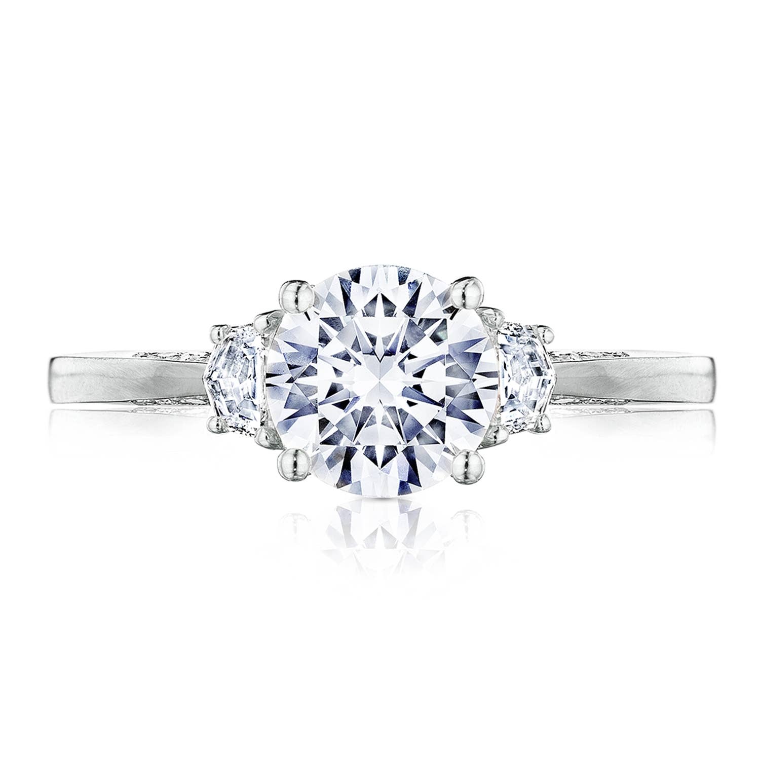 Simply TACORI | Round 3-Stone Engagement Ring 2658RD7